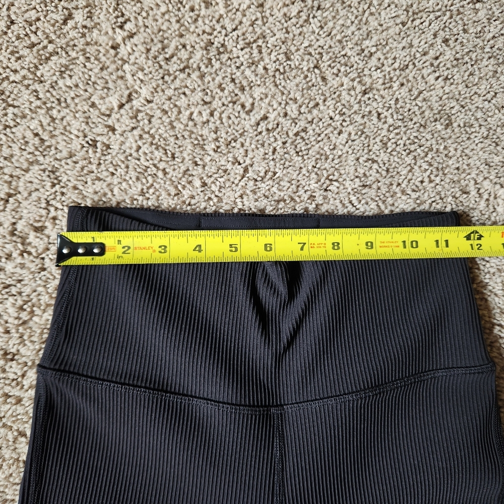 Athleta Black Ribbed Pants - Picture 7 of 8